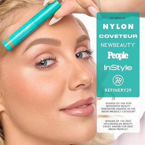 Thrive Causemetics Instant Brow Fix Semi-Permanent Eyebrow Gel, Waterproof Tinted Eye Brow Gel with Vitamin B5, Smudge-Proof, Long Lasting Definition, Vegan & Cruelty Free, Audrey (Medium Brown) thumbnail 8
