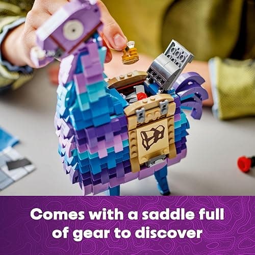 LEGO Fortnite Supply Llama Building Set - Kids Toy for Gamers, Ages 12+ - Display Model, Collectible Fortnite Toy - Gift for Boys & Girls - 77071 thumbnail 6