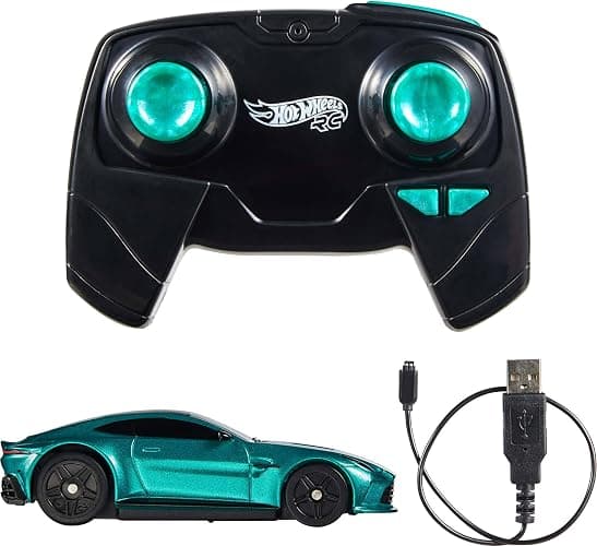 Hot Wheels RC 1:64 Scale Aston Martin Vantage Vehicle thumbnail 5