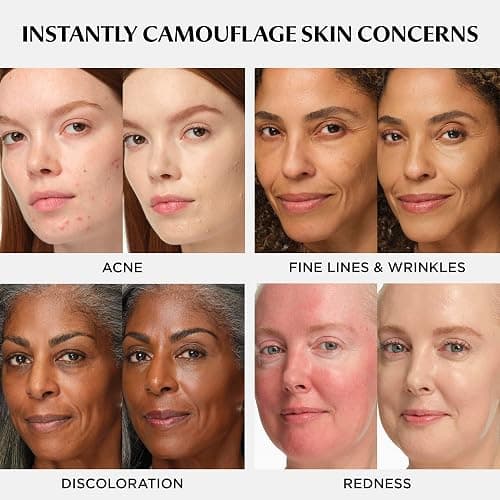 IT Cosmetics CC+ Cream with SPF 50+ Full Coverage Foundation Natural Finish | Color Correcting Foundation + Concealer - Anti-aging Hydrating Serum, Hyaluronic Acid + Niacinamide, Perfect for Mature Skin thumbnail 9