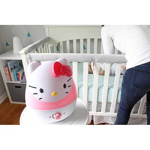 Crane Adorables Ultrasonic Humidifiers for Bedroom and Baby Nursery, 1 Gallon Cool Mist Air Humidifier for Large Room or Kid's Room, Humidifier Filters Optional, Hello Kitty thumbnail 4