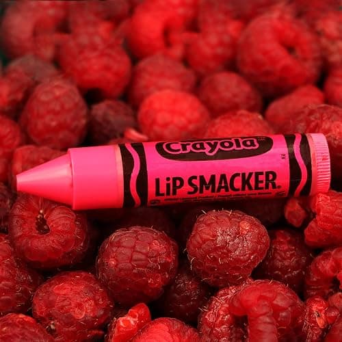 Lip Smacker Crayola Lip Balm Party Pack - 8 Moisturizing Lip Balms, Cotton Candy, Orange, Sherbert, Watermelon, Berry, Apple, Banana, Hydrating & Protecting - Cruelty-Free thumbnail 3
