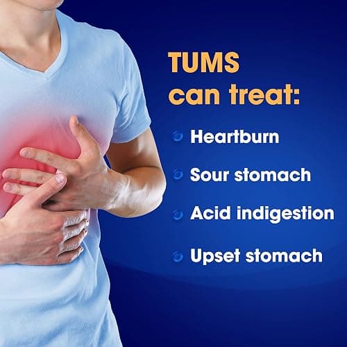 TUMS Extra Strength Assorted Berries Antacid Tablets for Heartburn Relief, 96 count thumbnail 6
