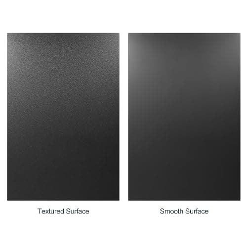 KAITELA ABS Plastic Sheet 18" x 24" x 1/4" Thick (6mm) Black Rigid Moldable Thermoplastic Board for Crafts, DIY Projects, Home Decor - Textured & Smooth Surface, Pack of 2 - 18" x 24", 1/4" Thick - 2 thumbnail 3