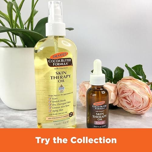 Palmer's Cocoa Butter Formula Moisturizing Skin Therapy Oil for Face with Vitamin E, C & 10 Pure Facial Oils Blend, Rosehip Oil Fragrance, 1 Ounce thumbnail 3