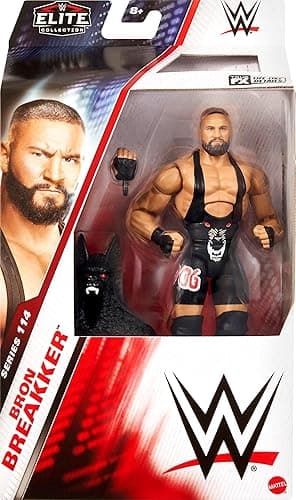 Mattel WWE Elite Action Figure & Accessories, Series #114 6-inch Collectible Bron Breakker with 25 Articulation Points & Swappable Hands​​​ - Bron Breakker thumbnail 3