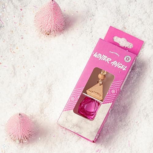 Carfume Limited Edition Winter Angel Car Air Freshener | Premium Bubblegum, Vanilla & Cotton Candy Fragrance | Luxury Recyclable Scented Diffuser - Odour Eliminator - UK Made Car Accessories thumbnail 2