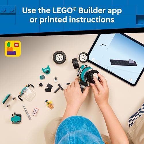 LEGO City Tractor Building Toy for Kids - Pretend Play Farm Vehicle for Boys & Girls, Ages 7+ - Tractor Toy W/Farmer Minifigure - Gift Idea for Birthdays - 60498 thumbnail 4