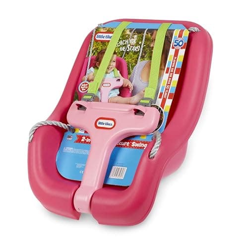 Little Tikes 2-in-1 Snug 'n Secure Swing Magenta thumbnail 4