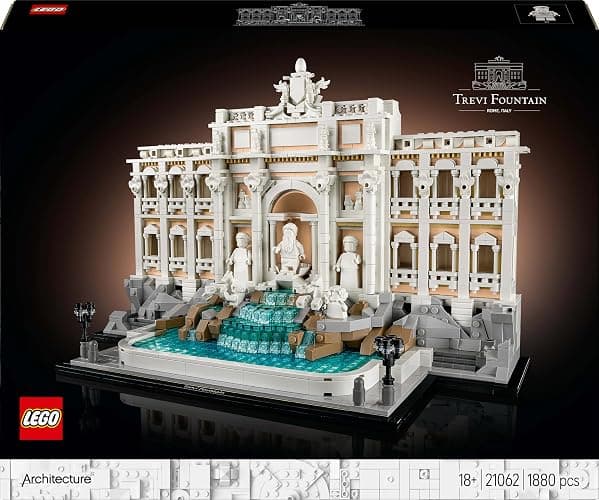 Lego 21062 Architecture, Trevi Fountain Toy, Toy, Birthday, Present, Blocks, Mother's Day, Father's Day, Men, Women, Interior, Stylish thumbnail 9
