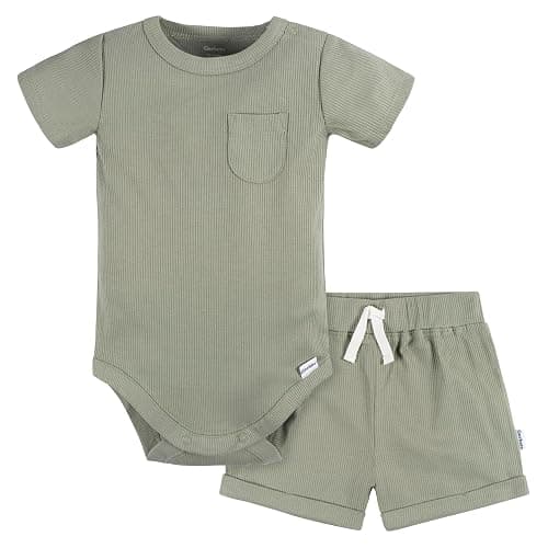 Gerber Baby Bodysuit and Short Set - Image 1