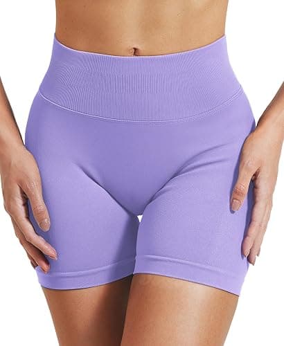VOYJOY Women Workout Impact Shorts 2.5"/ 3.6"/ 4.5"/ 6" Scrunch Butt Lifting Gym Seamless Booty Biker Shorts thumbnail 3