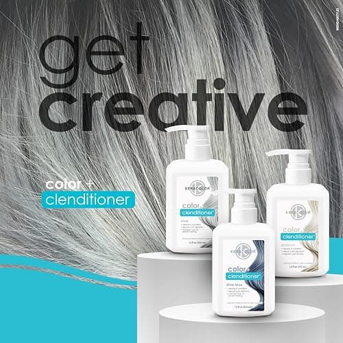 Keracolor Color + Clenditioner 3-in-1 Color-Depositing Conditioner, Gently Cleanses & Conditions, Semi-Permanent Hair Color, 23 Shades, 12 Fl Oz thumbnail 7