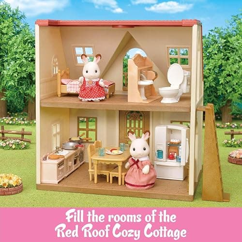 Calico Critters Playful Starter Furniture Set - Toy Dollhouse Furniture and Accessories Set with Collectible Figure Included thumbnail 3