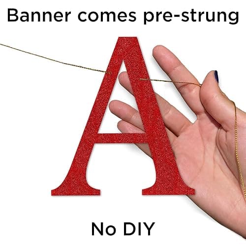 Ofishally Retired Glitter Banner - Funny Retirement Party Supplies, Gifts and Decorations - Fishing Gift - Fishing Themed Party thumbnail 5