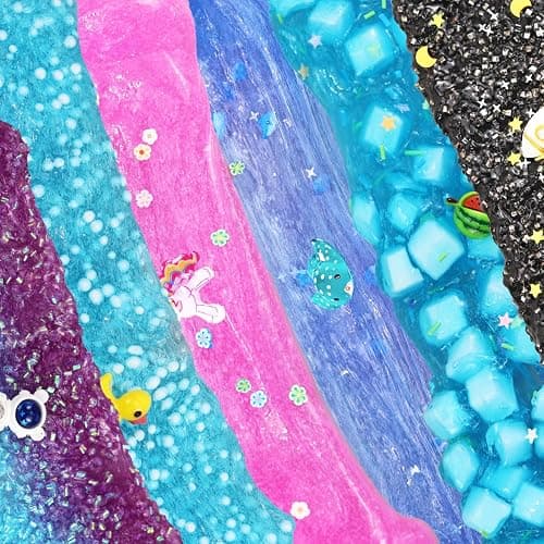 13 Pack Crunchy Slime kit,DIY Butter Slime,Stress Relief Toys,Craft Toy, for Girl and Boys Party Favors,Easter Basket Fillings thumbnail 6