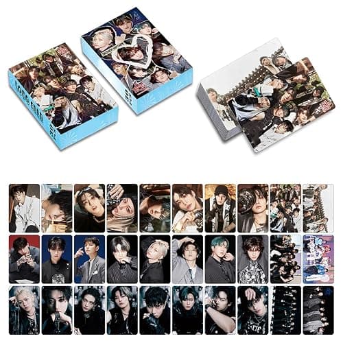 MeiYiYou 8Pack/240PCS Stray-K Photocards,Stray-K Lomo Cards Greeting Cards for Collection(Pink) thumbnail 9