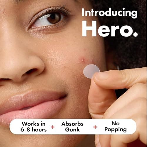 Mighty Patch Original Spot Patches by Hero Cosmetics, Day & Night Time Acne Treatment, Clear Spot Remover Hydrocolloid Patches, Anti Acne Dots, Spot Treatment Pimple Stickers - 72 Pimple Patches thumbnail 4