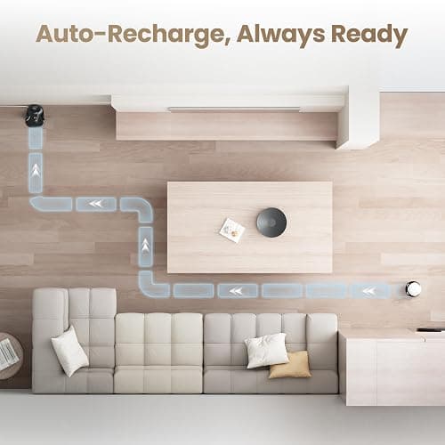 Enabot EBO FamilyBot Home Camera Robot EBO Air 2: 2K Movable Pet Camera, Indoor Robot Companion, Custom Facial Expression, Auto-Recharge, Battery-Operated, 2-Way Talk, Night Vision(Jay Blue) thumbnail 5