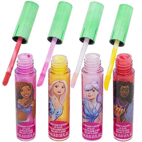Disney The Little Mermaid 7 Piece Vegan Plant Based Party Favor Lip Gloss Makeup Set for Girls Kids Toddlers, Toys Gift for 3 4 5 6 7 8 9 10 11 12 Years Old Kid thumbnail 8