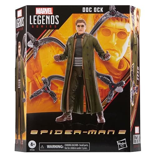 Marvel Legends Series Doc Ock, Spider-Man: No Way Home Collectible, Deluxe 6-Inch Action Figure, 4 Accessories, Ages 4 and Up thumbnail 3