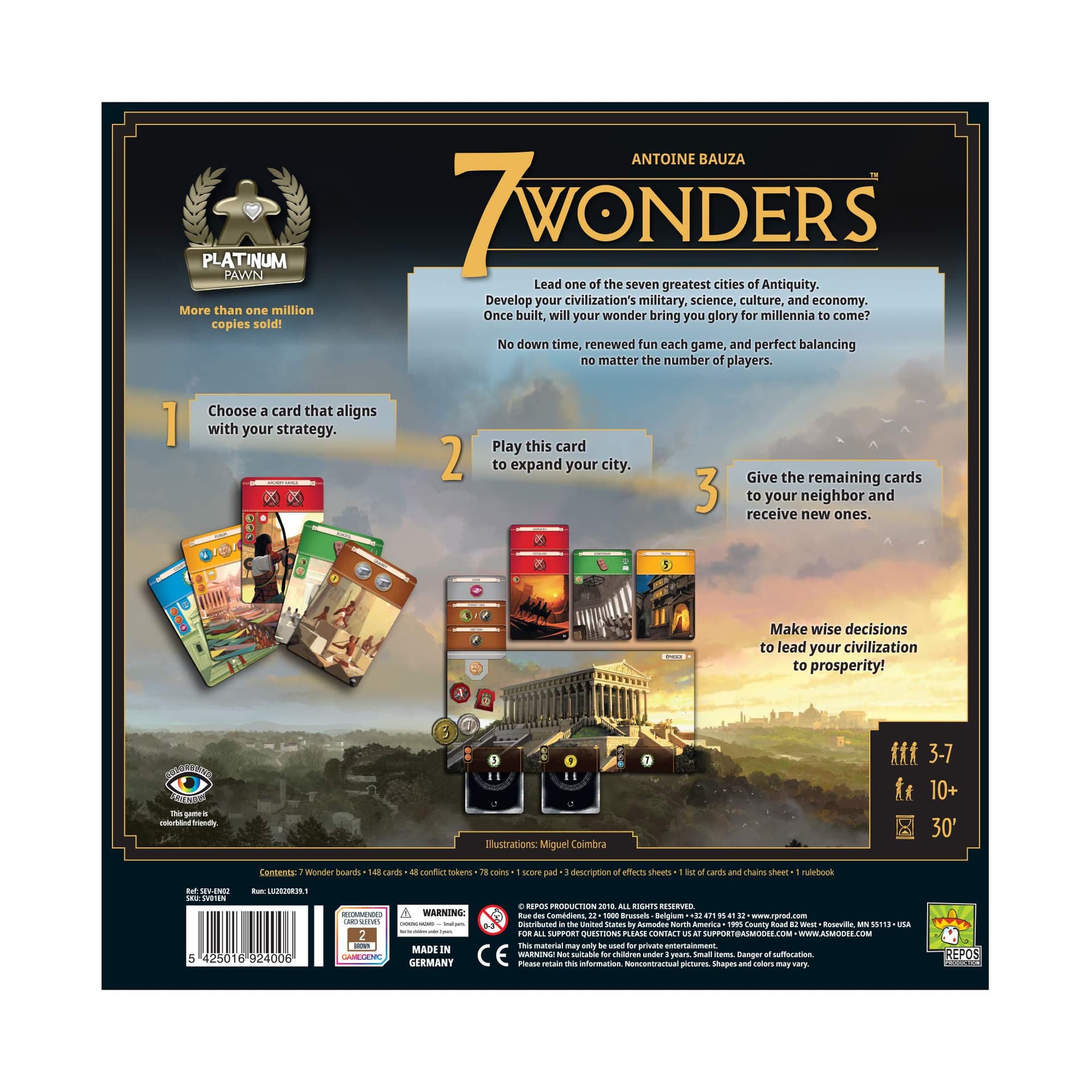 Repos Production Repos 7 Wonders New Edition, Mixed Colours, One Size (SV01EN) thumbnail 3