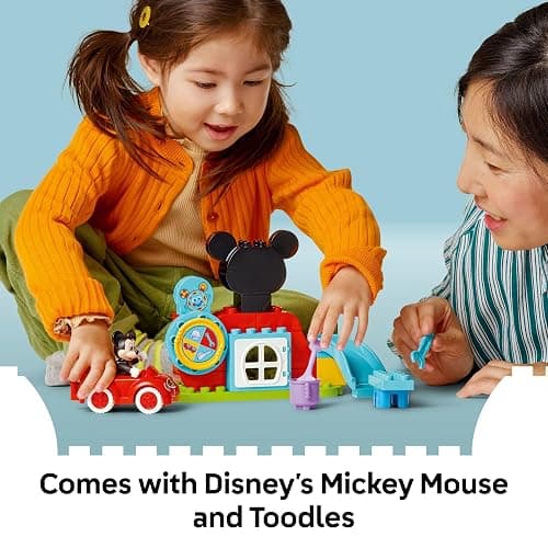 LEGO DUPLO Disney Mickey Mouse Clubhouse & Car Building Kit - Color Sorting Sensory Toy with Spinning Wheel - Toy for Toddlers, Girls, and Boys, Ages 2+ - Birthday Gift for Preschoolers - 10454 thumbnail 6