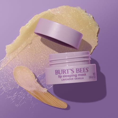 Burt’s Bees Lavender Vanilla Lip Sleeping Mask, With Hyaluronic Acid and Squalane Moisturizer To Instantly Hydrate Lips, Overnight Mask and Treatment, 0.45 oz. thumbnail 7