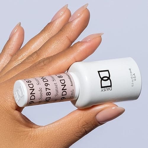 DND Gel Polish Set, Sheer Collection, UV/LED GelPolish and Air Dry Nail Lacquer, Matching Chip-Free Polish Duo, 0.5 Fl Oz Each thumbnail 2