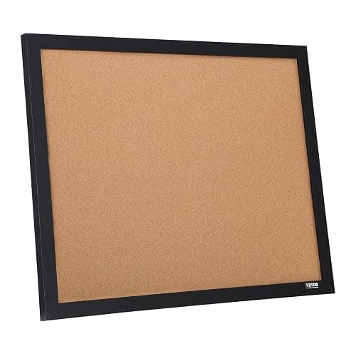 VEVOR Cork Board for Office, 36" x 24" Bulletin Board for Wall, Vision Board Push Pin Board with Framed for Office Home and School thumbnail 9