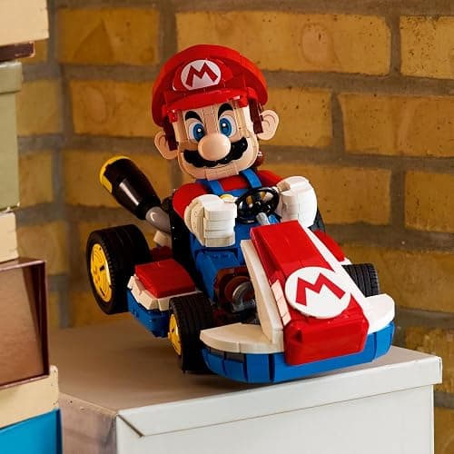 LEGO Super Mario: Mario Kart – Mario & Standard Kart Building Set for Adults - DIY Book Shelf & Room Decor for Men & Women, Ages 18+ - Birthday Gift Idea for Adult Gamers - 72037 thumbnail 6
