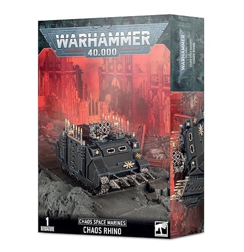 Games Workshop Warhammer 40k - Space Marine du Chaos Rhino Age 14+ - Image 1