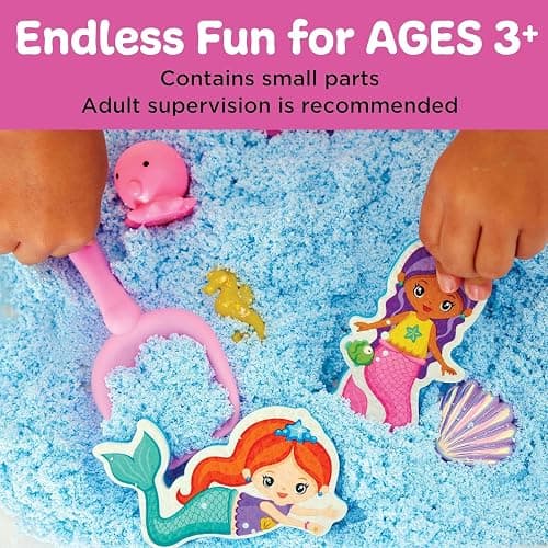 Creativity for Kids Sensory Bin: Mermaid - Mermaid Toys and Sensory Bins for Toddlers, Sensory Box and Bin Filler, Toddler Activities and Gifts for Girls (Ages 3+) thumbnail 8