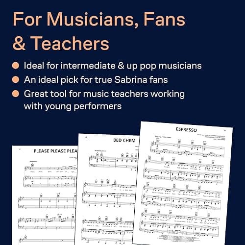 Sabrina Carpenter - Short N' Sweet | Piano/Vocal/Guitar Songbook for Pop Fans and Musicians | Official Sheet Music Collection with 12 Songs from Chart-Topping Album | Contemporary Pop Music Book thumbnail 5