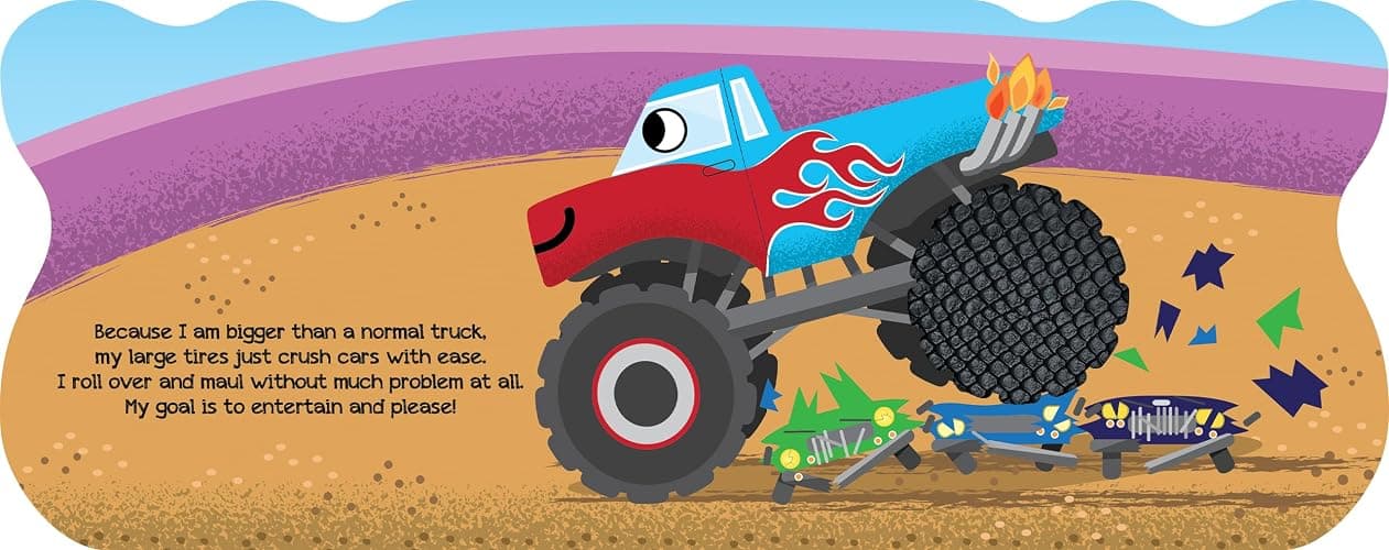 Mega Monster Truck - Touch and Feel Board Book - Sensory Board Book (Touch & Feel Sensory Board Books for Baby & Toddler Time) thumbnail 8