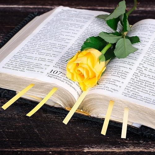 Outus 3 Pieces Bible Ribbon Bookmark Markers Artificial Leather Bookmark with Colorful Ribbons for Books(Inspirational Style,Gentle Color) thumbnail 4