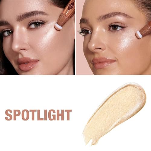 Charlotte Tilbury Beauty Light Wand Liquid Highlighter Makeup - Soft-Focus Highlighter & Blush for Cheeks - Pearlescent, Weightless Radiant Finish thumbnail 4