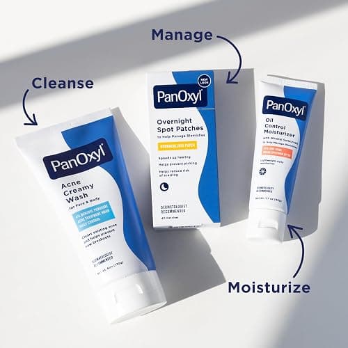 PanOxyl PM Overnight Spot Patches, Advanced Hydrocolloid Healing Technology, Fragrance Free, 40 Count Pack of 1 - 40 Count thumbnail 10