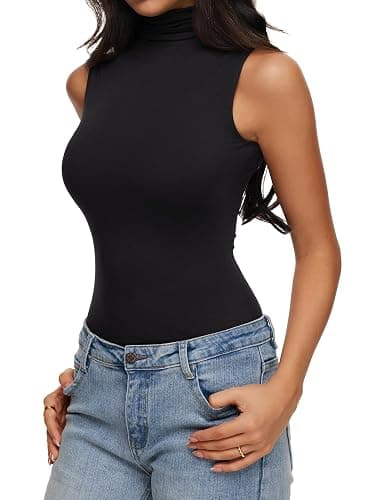 REORIA Women Fall Sleeveless Tank Tops Offic Casual Going Out Vest Clothes thumbnail 4