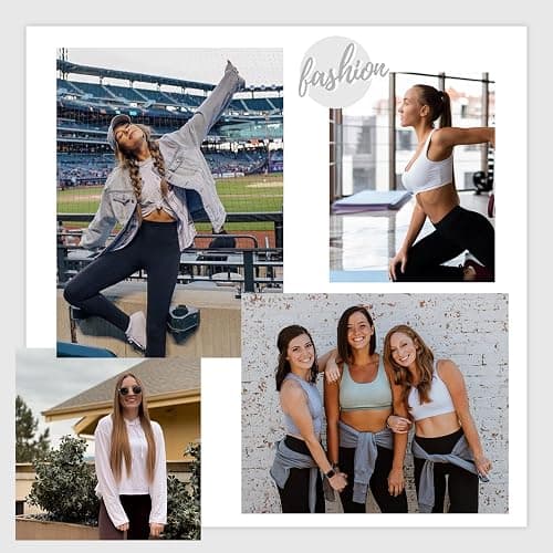 DDOBB Leggings for Women High Waisted Black Leggings Tummy Control Stretchy Pants Trousers Regular&Plus Size thumbnail 5