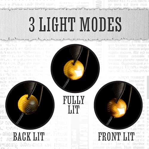 Paladone Golden Snitch Harry Potter Themed Reading Light with Lumi Clip | Battery Powered thumbnail 8