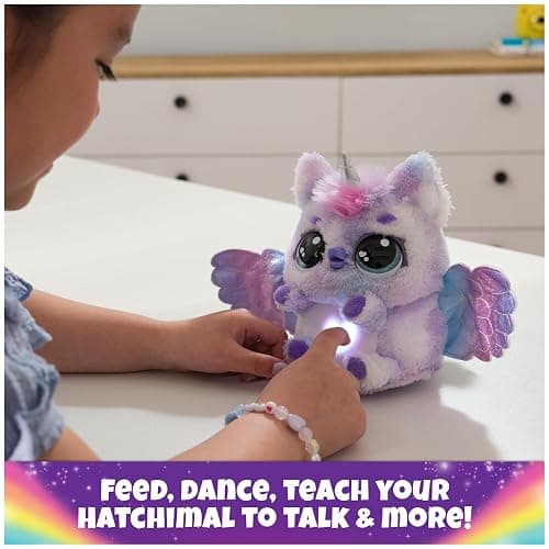 Hatchimals Alive, Mystery Hatch Pufficorn, Surprise Interactive Toy & Egg with Mist, Lights & Sounds (Styles May Vary), Kids Toys for Girls & Boys thumbnail 5