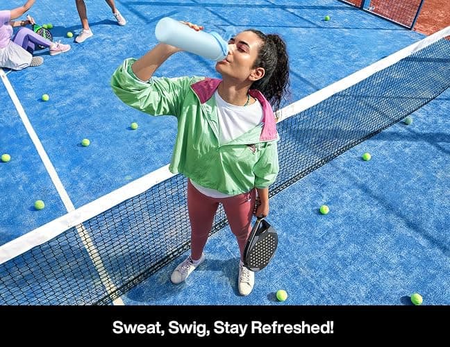 POWCAN 26 oz Insulated Water Bottle with 2-in-1 Straw and Spout Lid, Keep Cold 24H, Leak-Proof, Fits in Car Cup Holder, Stainless Steel Water Bottle for Sports, Travel, and School (Dark Knight) thumbnail 8