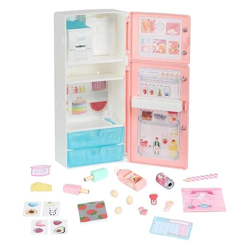 REAL LITTLES Desktop Caddies - Mini Fridge with 20+ Real Working Stationery Surprises Inside! Small - Small thumbnail 7