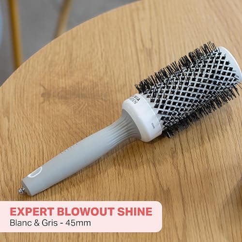 Olivia Garden Expert Blowout Shine – Brosse ronde en céramique antistatique pour brushing brillant et sans frisottis thumbnail 2