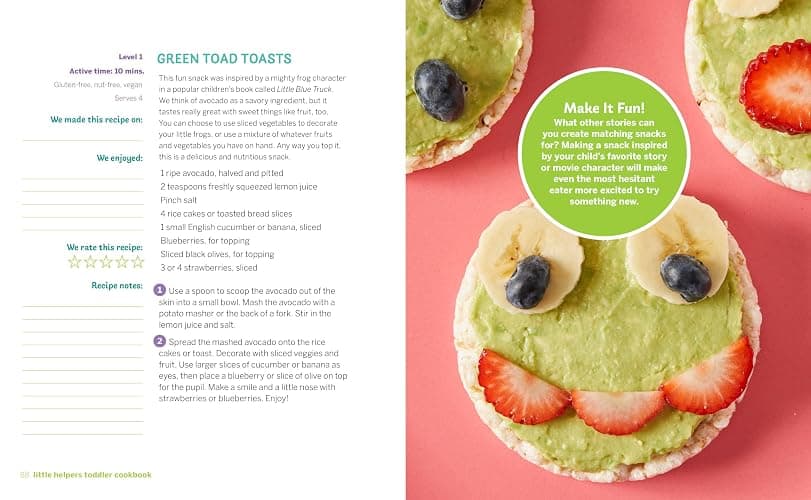 Little Helpers Toddler Cookbook: Healthy, Kid-Friendly Recipes to Cook Together thumbnail 2