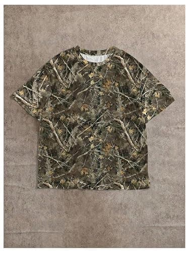 Milumia Girl's Camo Graphic Jersey Shirt Short Sleeve T Shirt Crew Neck Tee Tops thumbnail 3