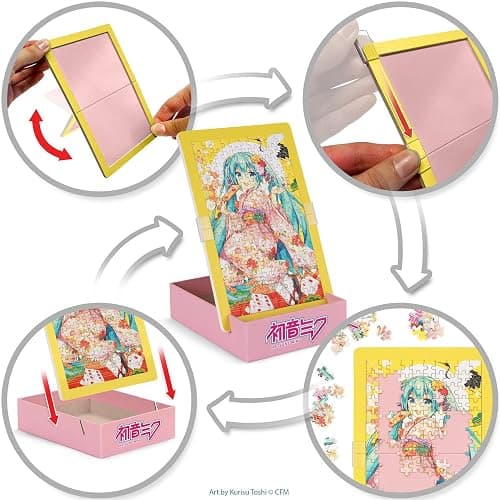 Hatsune Miku Japanese Virtual Singer Collectable Portrait Micro Puzzle – Kimono Design | 150 Pieces, Compact & Detailed | Perfect for Teens, Kidults, & Adult Collectors thumbnail 3