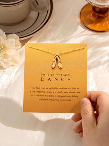 Baydurcan 14K Golden Plated Pendant Necklaces for Women - Cross and Sacred Heart Frog Ghost Cheer Cowgirl Gifts for Friend Sister Daughter Couple, Birthday, Christmas, Graduation Gifts thumbnail 5