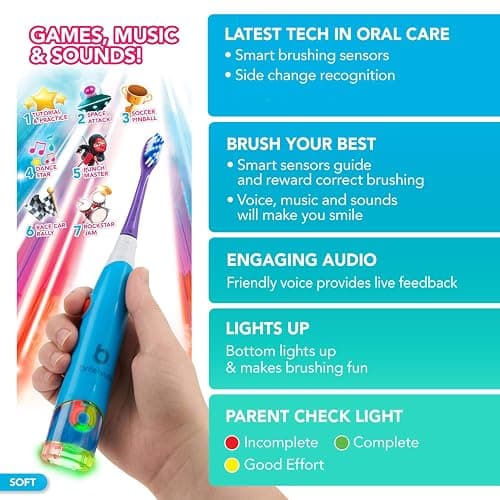 BriteBrush™ - GameBrush™ - The Interactive Smart Kids Battery Powered Toothbrush, 1 Count thumbnail 2